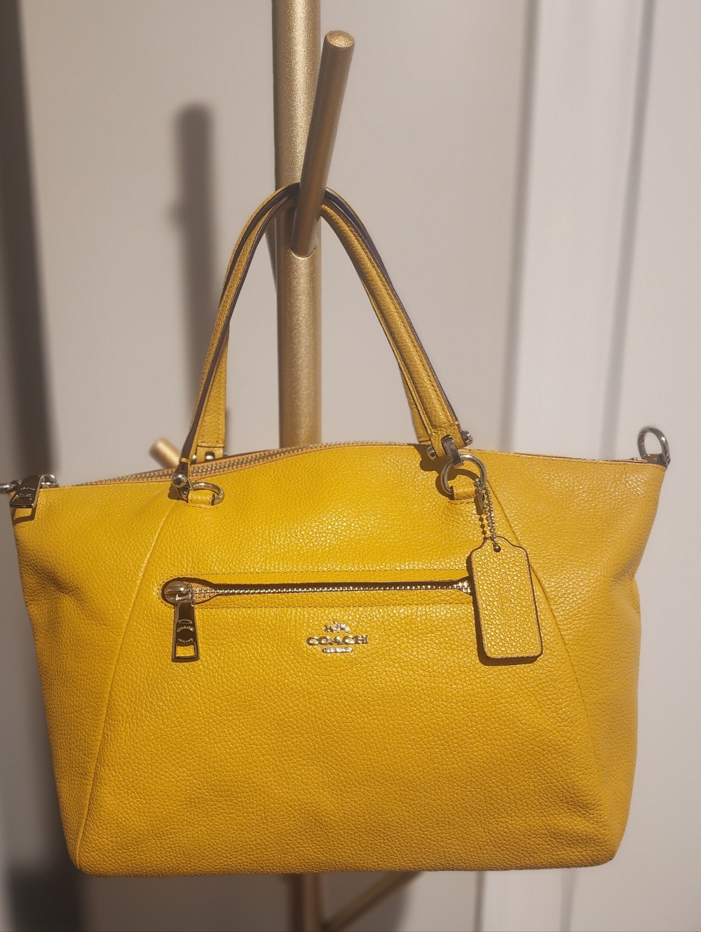 Coach Prairie Satchel - Mustard GUC